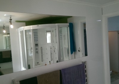 Bathroom Mirror Installation