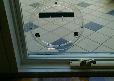 Glass Cat Door