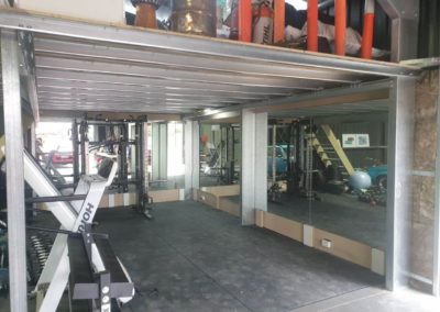 Mirrors in a home gym in Old Noarlunga