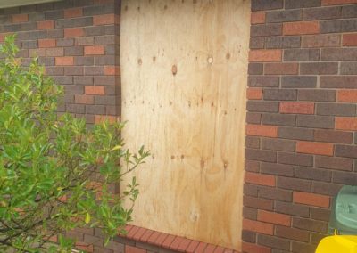 Storm damage broken window repair in Morphett Vale