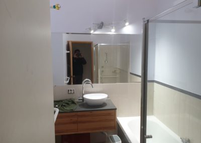 Shower screen and mirror installation in Hallett Cove